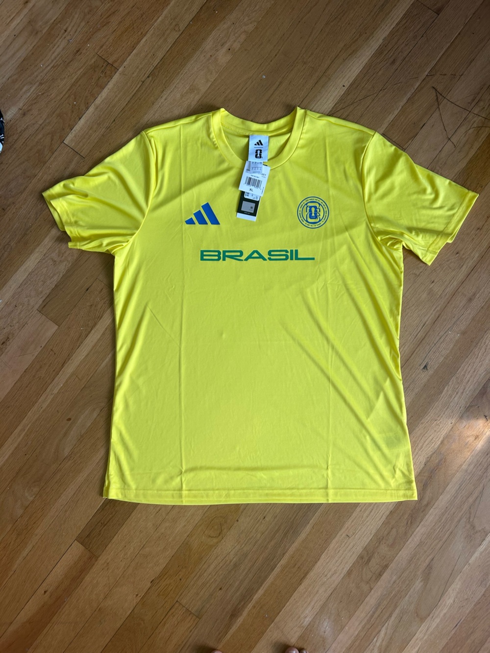 adidas Yellow Brasil Graphic Training Tee